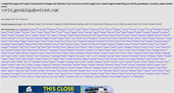 Desktop Screenshot of genealogy.xiirus.net